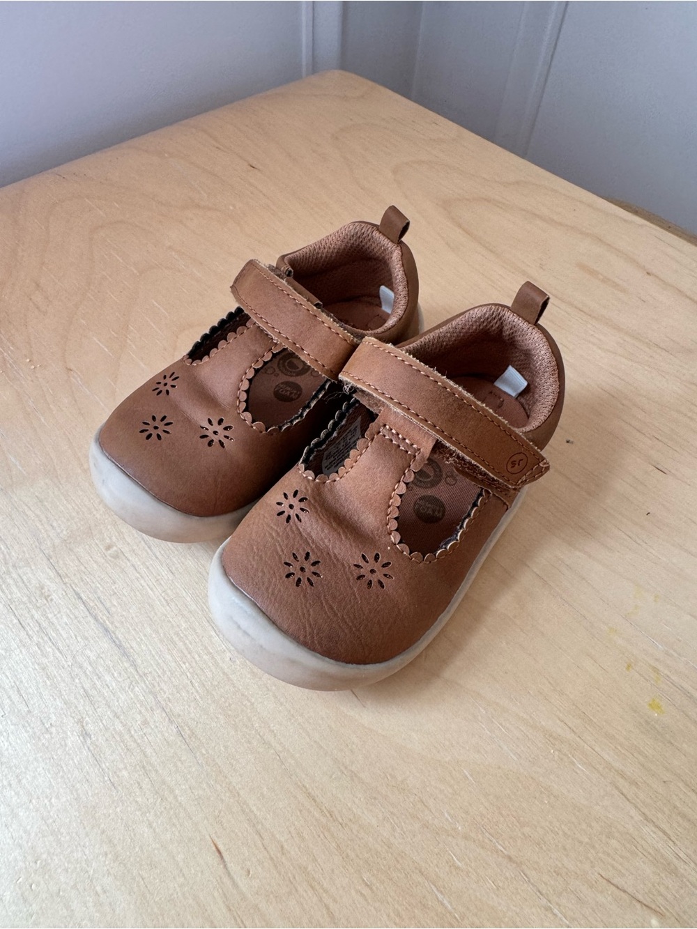 Stride Rite Cheyenne 2.0 Toddler Shoes Size 6 Toddler Brown APMA Approved